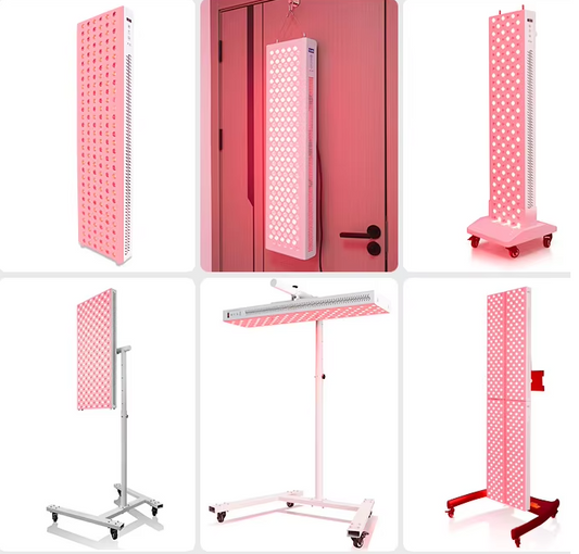 Idoo Lighting 1500 Infra Infrared Redlight LED Red Light Therapy Panel Full Body 1500w 6000w 3000w 1000w 600w 300w with Stand